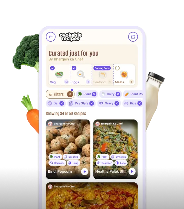 Find Recipes That Fit You