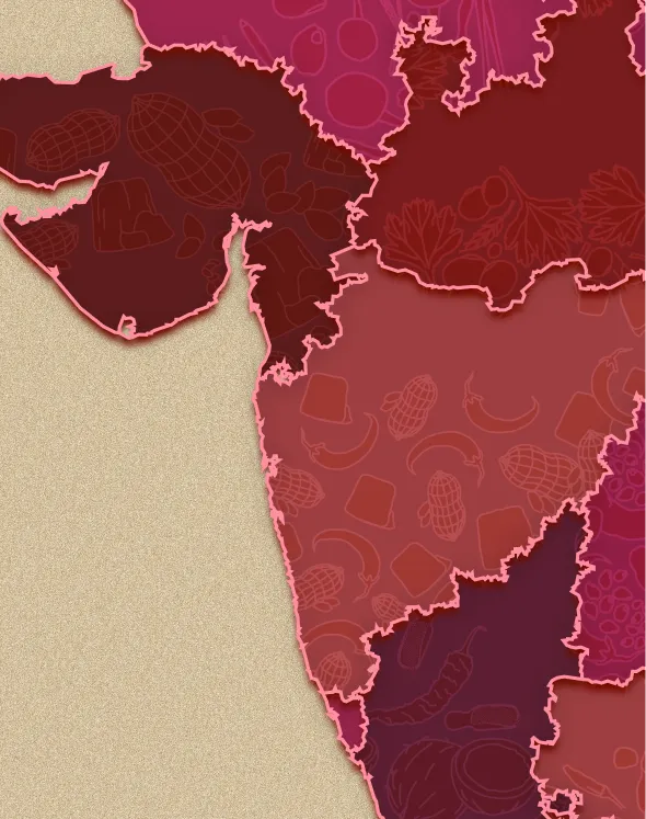 Map of Indian states